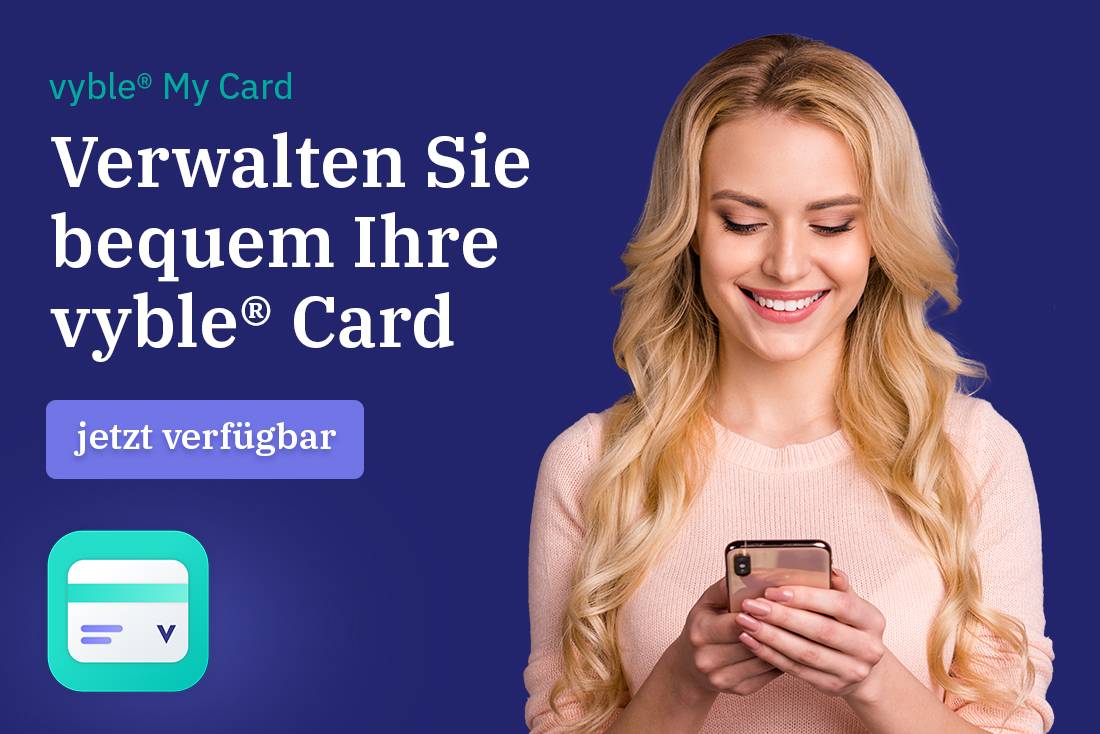 vyble® My Card: jetzt verfügbar (Vorschau)