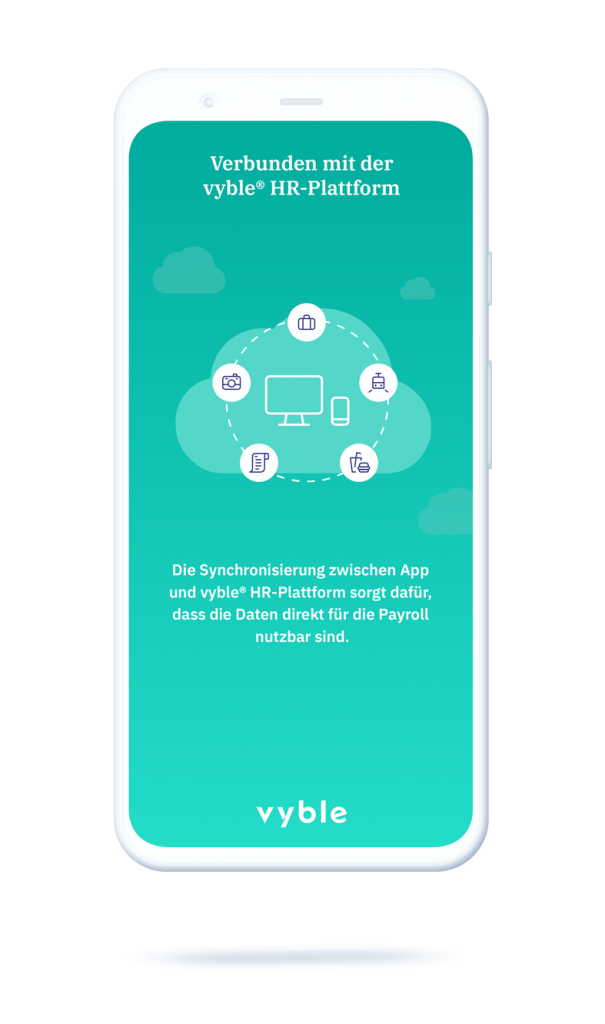 vyble® MyExpenses App: Payroll integrationMockup