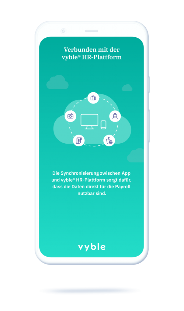vyble® MyExpenses App: Payroll Integration Mockup