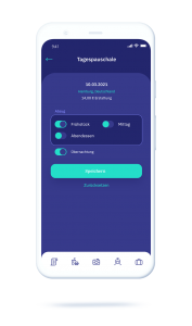 vyble® MyExpenses App: AuslagenTagespauschale Mockup